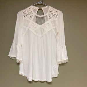 White lace top